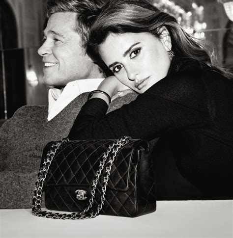 penelope cruz brad pitt chanel ad|brad pitt chanel handbag commercial.